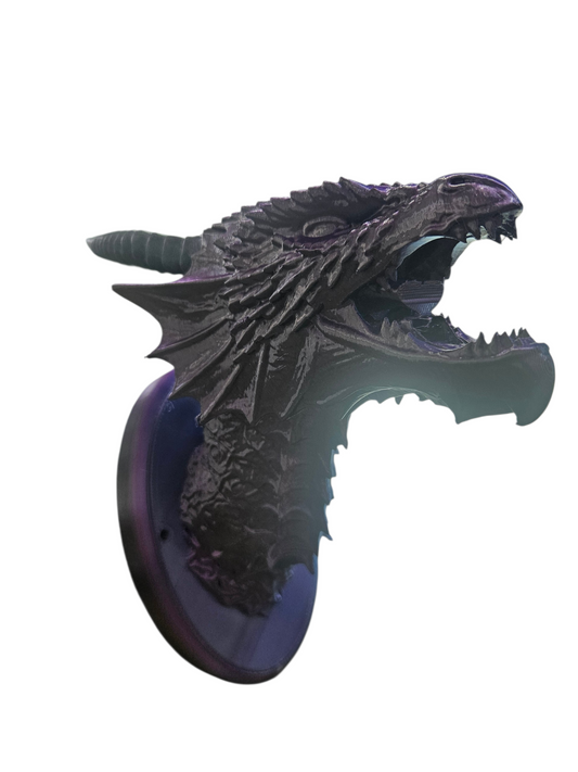 The Guardian Dragon: 3D Printed Drapery Rod Holder (2 dragon ends)