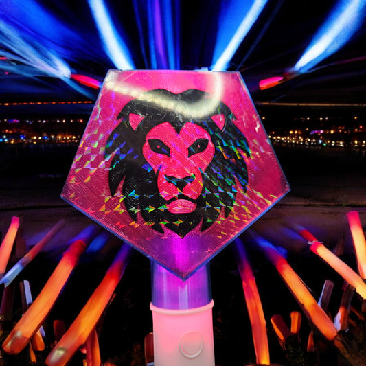Lion Head LED Light Wand - Custom 3D Printed Saja Style Spirit Stick | Cosplay Prop