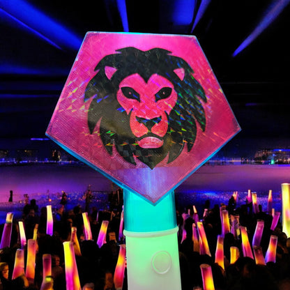 Lion Head LED Light Wand - Custom 3D Printed Saja Style Spirit Stick | Cosplay Prop