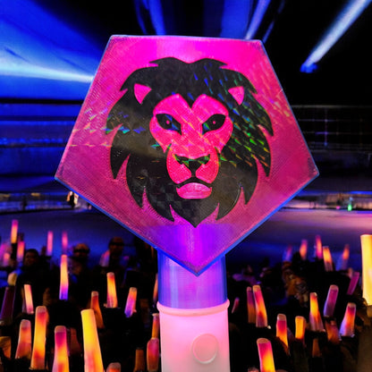 Lion Head LED Light Wand - Custom 3D Printed Saja Style Spirit Stick | Cosplay Prop