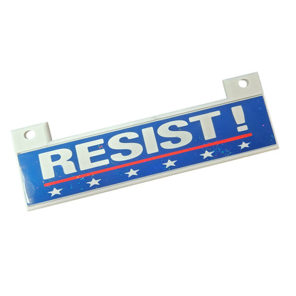 American Flag License Plate Mount, Red White Blue, Patriotic Car Accessory with Bolt Installation